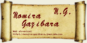 Momira Gazibara vizit kartica